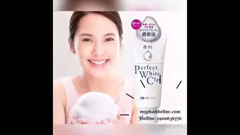 SỮA RỬA MẶT PERFECT WHITE CLAY SHISEIDO NHẬT BẢN