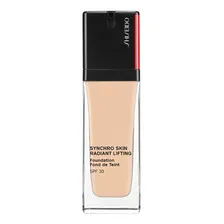 Тональное средство для лица Shiseido Synchro Skin Radiant Lifting Foundation Fond de Teint с эффектом сияния и лифтинга 110 Alabaster 30 мл