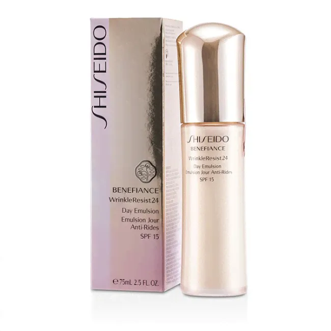 Shiseido Benefiance WrinkleResist24 Дневная Эмульсия SPF 15 75ml/2.5oz-0