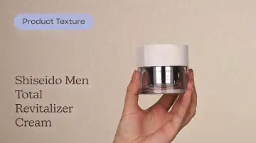 Shiseido Men Total Revitalizer Cream Texture | Care to Beauty