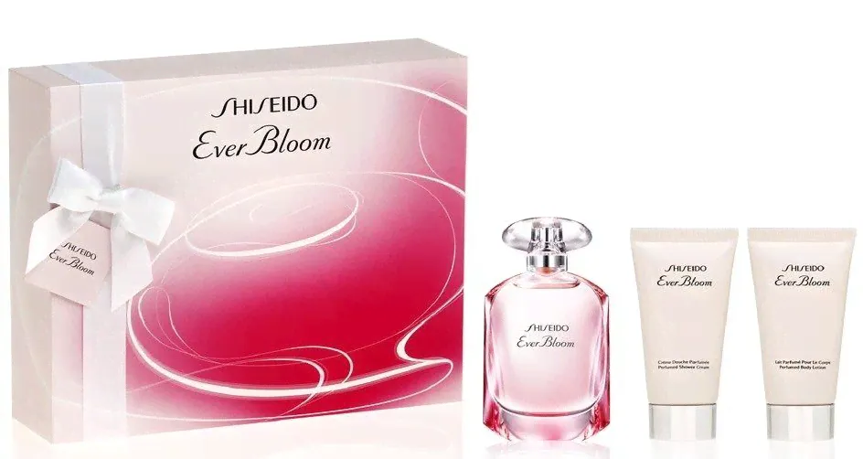 Набор SHISEIDO Ever Bloom Eau De Parfum + Лосьон для тела + Гель для душа женский
