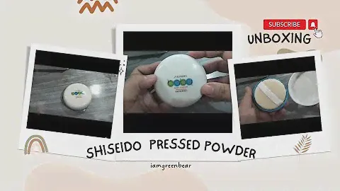 Unboxing | Shiseido pressed powder
