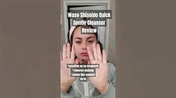 Waso Shiseido Quick Gentle Cleanser Review